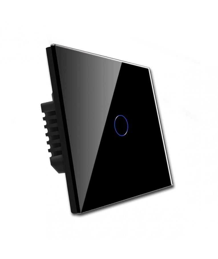 WiFi vienpolis sensorinis jungiklis Feelspot, juodas 800W 4