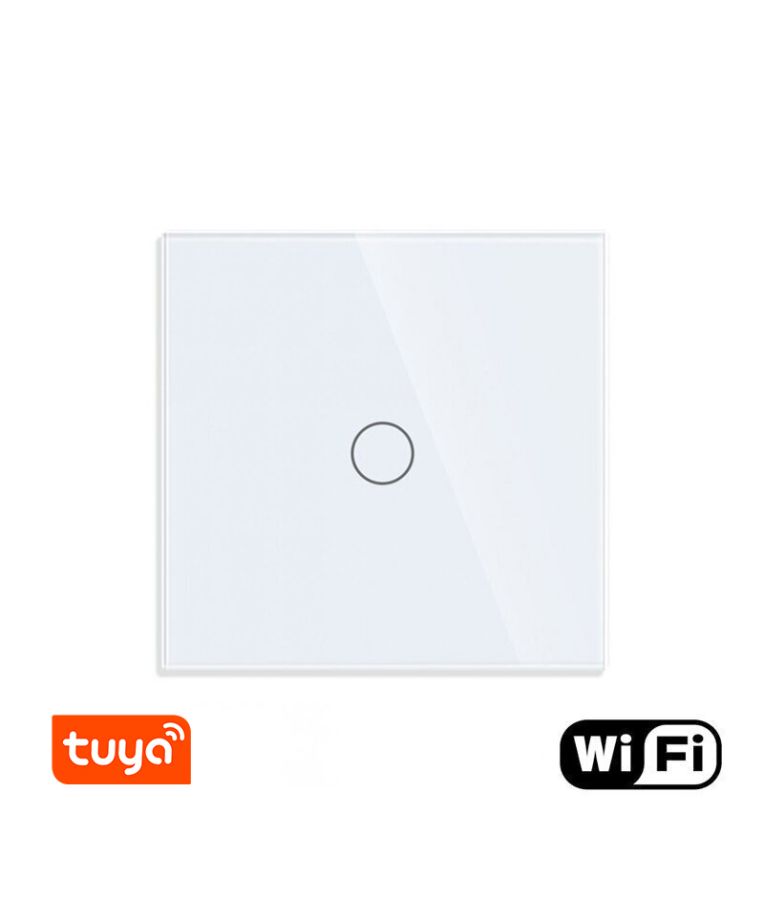 WiFi vienpolis sensorinis jungiklis Feelspot, baltas 800W 1