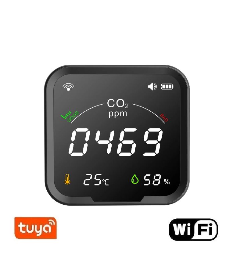 Išmanioji oro kokybės stotelė Feelspot WS2022 NEW  NDIR, WIFI, Tuya (matuoja CO2)