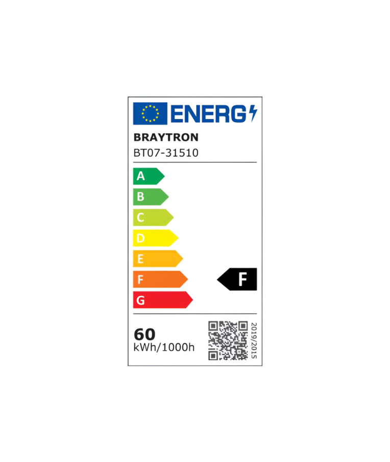 Hermetinis LED šviestuvas Braytron PROLINE IPG M, 60 W, baltas 6