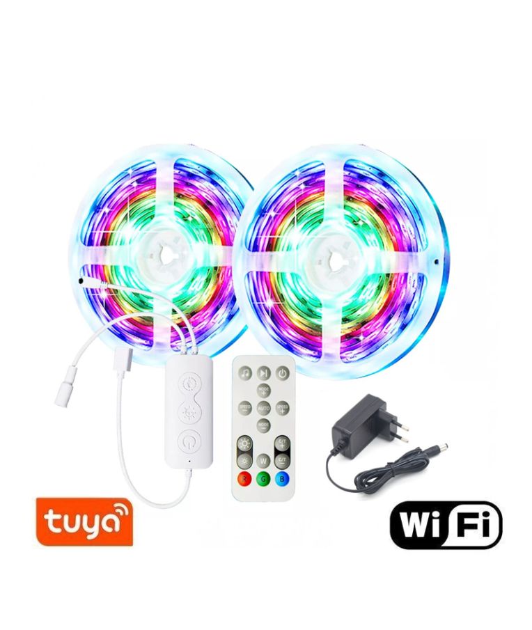 Išmanioji LED juosta su valdikliu Feelspot FS-ICC02W 5m Wi-fi, Tuya 2