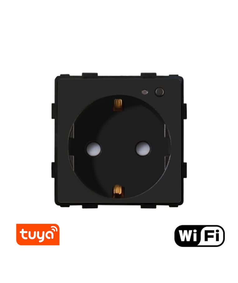 Kištukinis lizdas su sąnaudu matuokliu Feelspot, WiFi Tuya 1