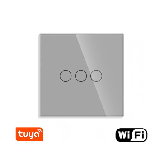 WiFi tripolis sensorinis jungiklis Feelspot, pilkas 800W