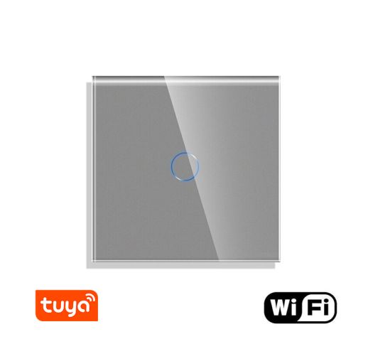 WiFi vienpolis sensorinis jungiklis Feelspot, pilkas 800W