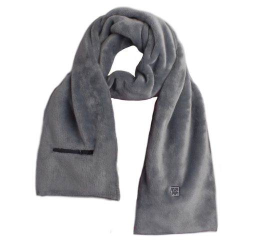 Šildantis šalikas Glovii GA1, pilkas