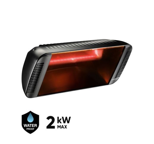 Halogeninis infraraudonųjų spindulių šildytuvas Heliosa 66 Black