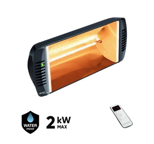 Halogeninis infraraudonųjų spindulių šildytuvas HELIOSA HI DESIGN WIDE ANGLE