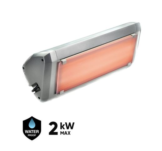 Halogeninis infraraudonųjų spindulių šildytuvas HELIOSA 9.1 (su šviesą slopinančiu stiklu)