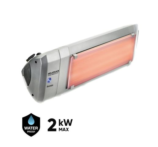 Halogeninis infraraudonųjų spindulių šildytuvas HELIOSA 9.3 (su šviesą slopinančiu stiklu)