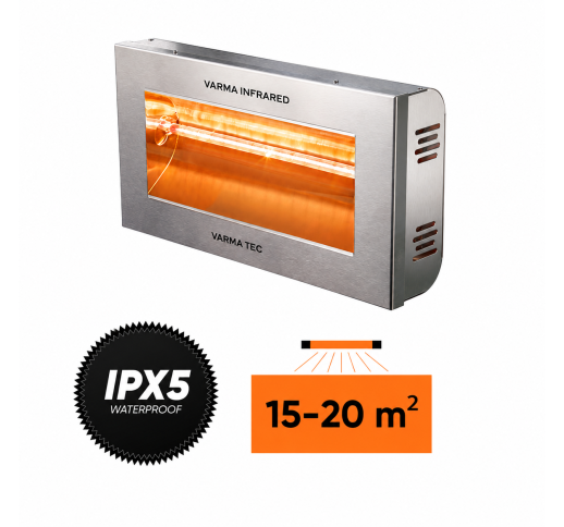 Halogeninis šildytuvas Varma  V400 INOX (nerūdijančio plieno)
