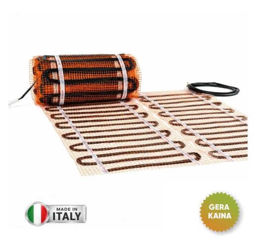 Grindinio šildymo tinklelis Warmset BLACK (prekė su trūkumais)