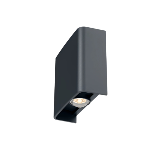 Sieninis lauko šviestuvas Braytron VECTOR LED, 2 W, tamsiai pilkas