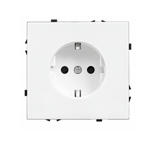 Kištukinis lizdas su greito prijungimo sistema Feelspot FSKL1FW, baltas