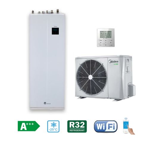 Midea M-THERMAL ARCTIC oras – vanduo šilumos siurbliai su integruotu boileriu