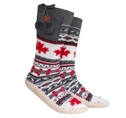 Šildomos šlepetės – kojinės Glovii GQ4