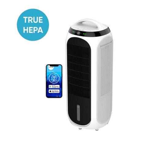 "4in1" oro vėsintuvas, oro valytuvas, drėkintuvas ir ventiliatorius CA-106 Smart HEPA