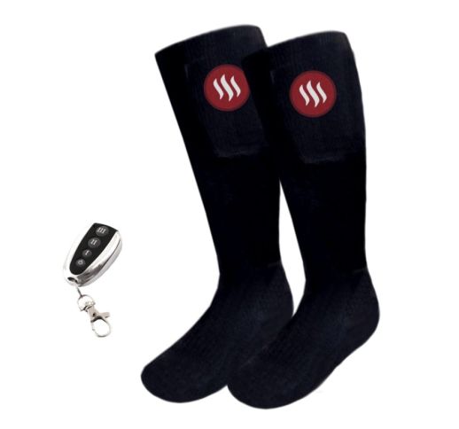 Šildomos kojinės Glovii GQ2, juodos