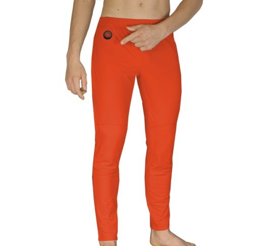 Šildančios kelnės Glovii GP1R su baterija, raudonos