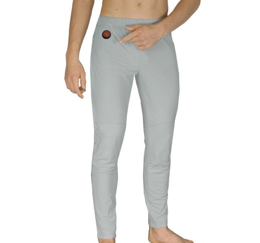 Šildančios kelnės Glovii GP1G su baterija, pilkos