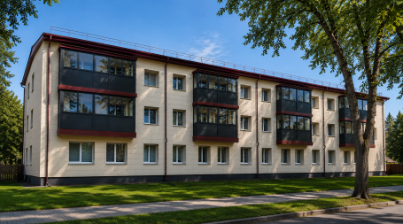 Vėdinimo sprendimas daugiabučio renovacijos projekte