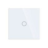 Vienpolis sensorinis jungiklio dangtelis Feelspot, baltas, 86x86mm 1