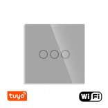 WiFi tripolis sensorinis jungiklis Feelspot, pilkas 800W 1