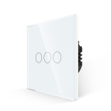 WiFi tripolis sensorinis jungiklis Feelspot, baltas 800W 3