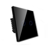 WiFi dvipolis sensorinis jungiklis Feelspot, juodas 800W 4