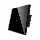 WiFi vienpolis sensorinis jungiklis Feelspot, juodas 800W 3