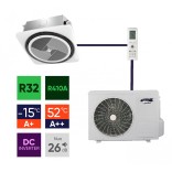 Kasetinių mono-split šildymo-kondicionavimo sistemų Tekno Point komplektai 1