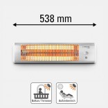 Kvarcinis infraraudonųjų spindulių šildytuvas Trotec IR 1200 S 5