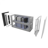 Dvisrautis sieninis mini rekuperatorius AirUnit Gemini