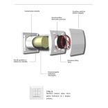 Mini rekuperatorius Aerauliqa Quantum HR