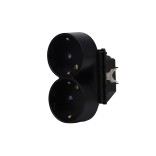 Dvigubas kištukinis lizdas Feelspot FSKL210B, juodas