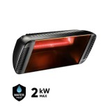 Halogeninis infraraudonųjų spindulių šildytuvas Heliosa 66 Black 1