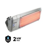 Halogeninis infraraudonųjų spindulių šildytuvas HELIOSA 9.3 (su šviesą slopinančiu stiklu)