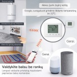 Išmanus programuojamas termostatas Feelspot WTH90.03RF, ZigBee