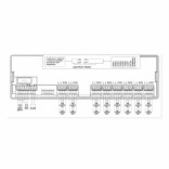 8 zonų laidinis centrinis valdiklis Feelspot CBOX26.08