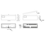 8 zonų belaidis centrinis valdiklis Feelspot CBOX26.08RF 