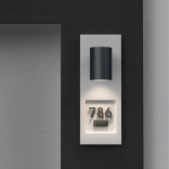 Sieninis lauko šviestuvas Braytron VEKTA LED, 9 W 5