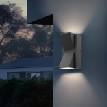 Sieninis lauko šviestuvas Braytron VEKTA LED, 12 W, tamsiai pilkas 4