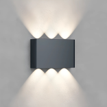 Sieninis lauko šviestuvas Braytron VECTOR LED, 6 W, tamsiai pilkas 6
