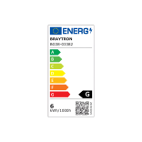 Sieninis lauko šviestuvas Braytron VECTOR LED, 6 W, tamsiai pilkas 7