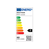 Hermetinis LED šviestuvas Braytron PROLINE IPG M, 60 W, baltas 6