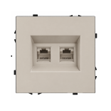 Dvigubas interneto lizdas CAT 6 Feelspot FSIN2CAT6CA, kašmyro 1