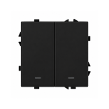 Dvipolis išmanus mechaninis jungiklis Feelspot FSMJZ2B Zigbee, Tuya, 1000W, juodas 1