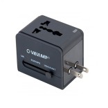 Kelioninis universalus adapteris Velamp SH115 3