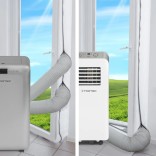 Mobilus oro kondicionierius Trotec PAC 2100 X ir lango tarpinė Trotec AirLock 100