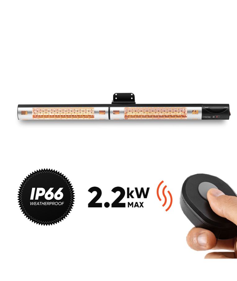 Halogeninis infraraudonųjų spindulių šildytuvas Trotec IR 2200 2