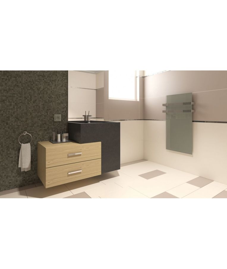 Stiklinės natūralaus šildymo plokštės ECOSUN GS Color Bazalto pilka 5